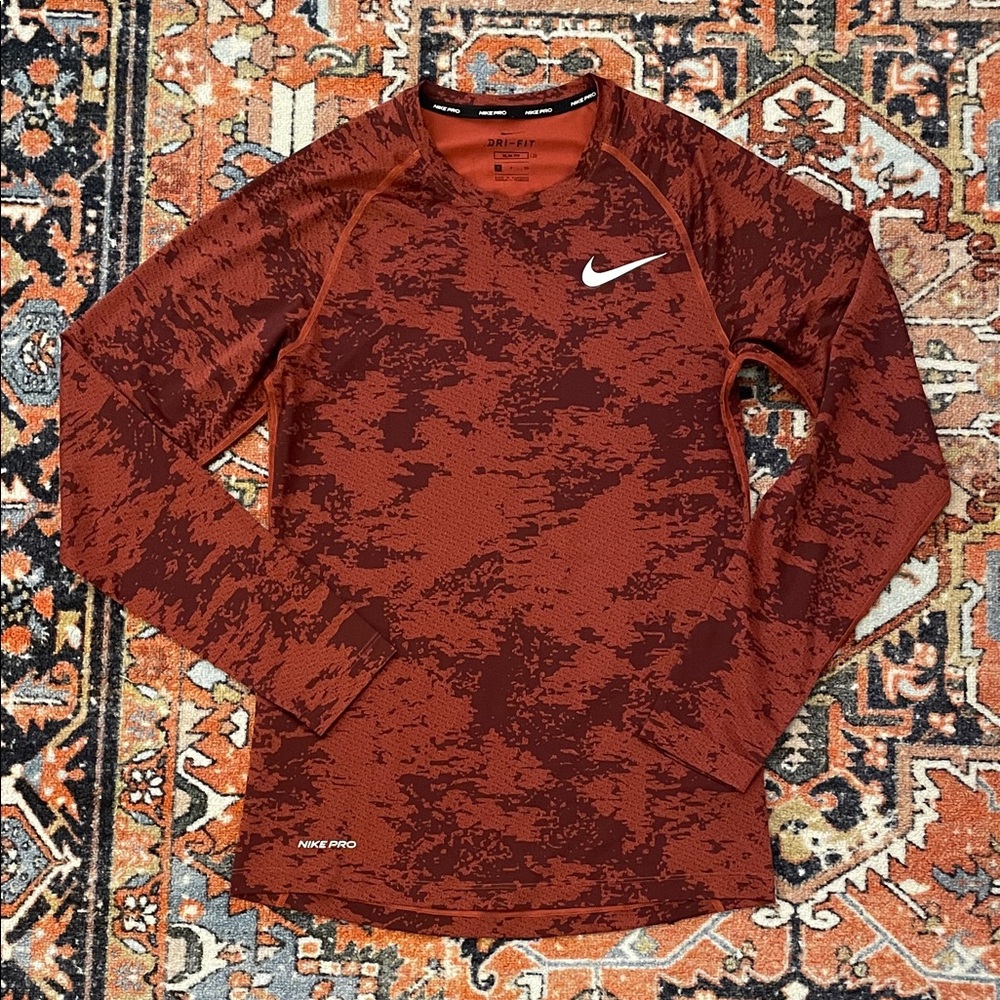 Nike Pro HyperCool Camo Compression Shirt | Men’s Size S